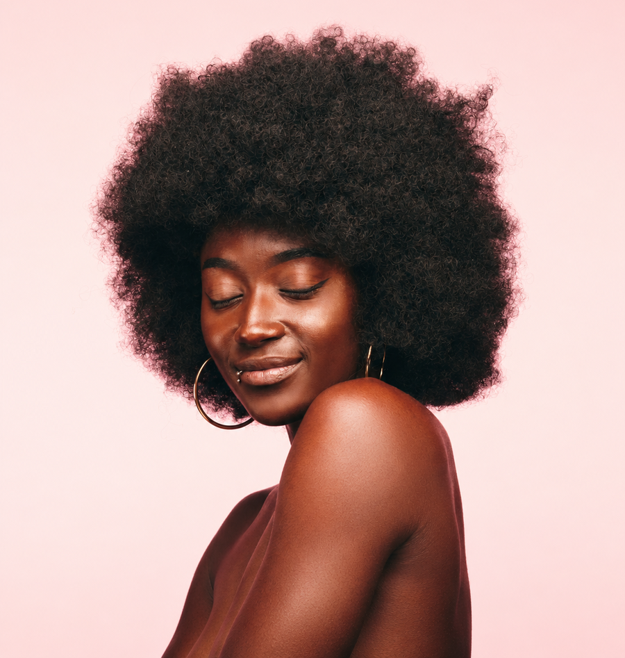 Coily hair model