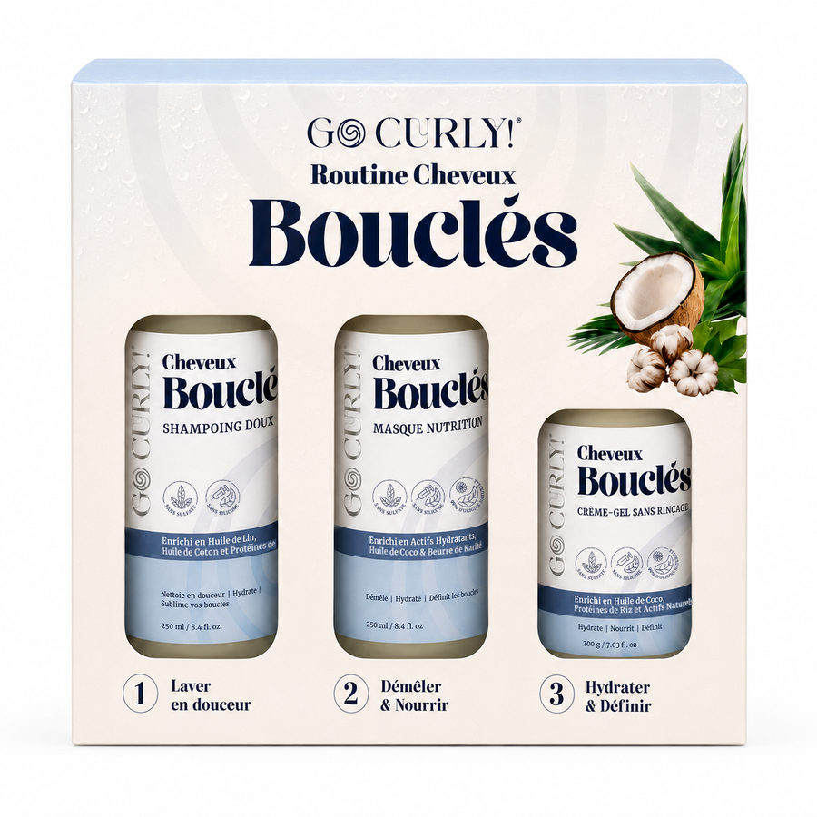 Go Curly routine kit gift box